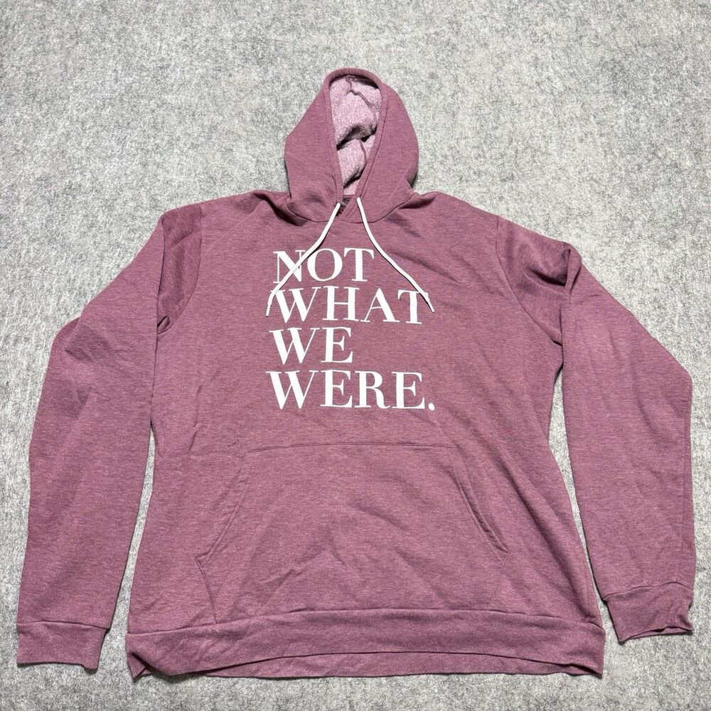 The Chosen TV Series "Not What We Were" Hoodie Pullover Burgundy Mauve 3XL